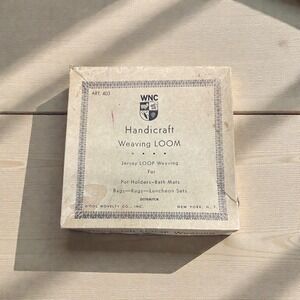 Vintage WNC Handicraft Weaving hand Loom with Original Box